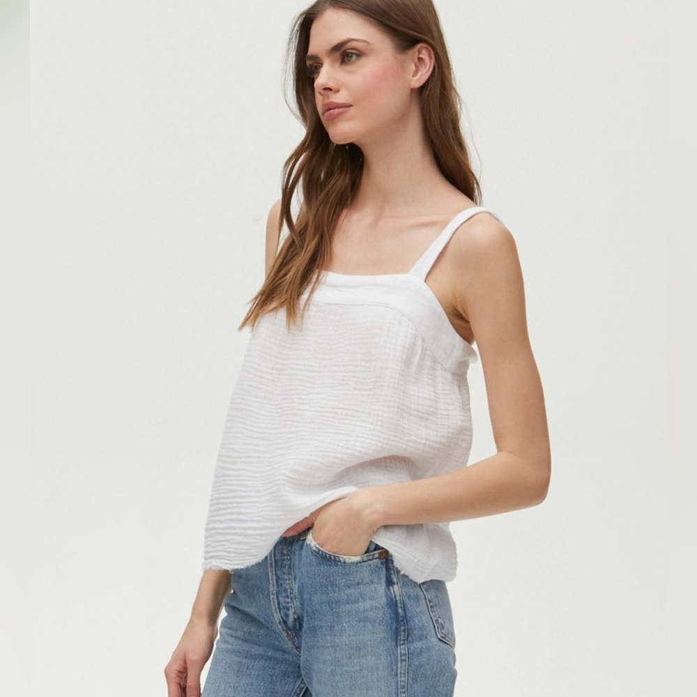 MICHAEL STARS Tamara Gauze Tank, NWT